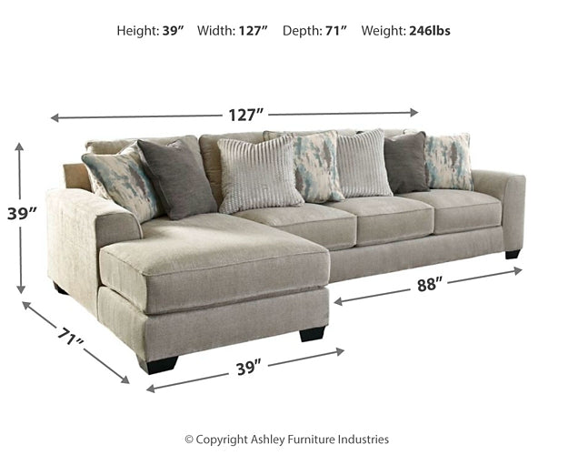 Ardsley 2-Piece Sectional with Chaise