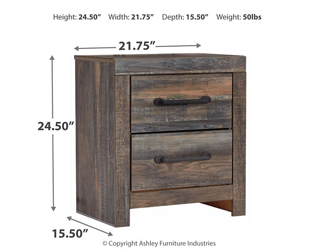 Drystan King Panel Bookcase Bed with Mirrored Dresser, Chest and Nightstand