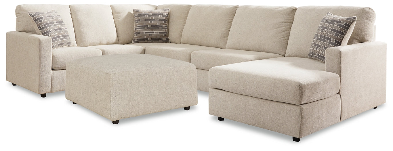 Edenfield 3-Piece Sectional with Ottoman