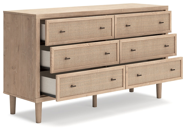 Cielden King Panel Bed with Dresser and Nightstand
