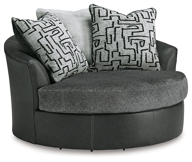 Brixley Pier Oversized Swivel Accent Chair