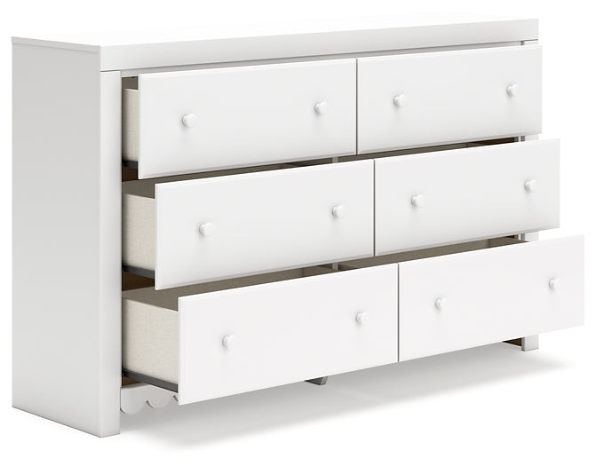 Mollviney Twin Panel Storage Bed with Dresser