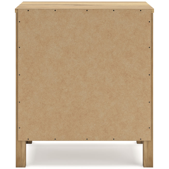 Bermacy Full Panel Headboard with Dresser and 2 Nightstands