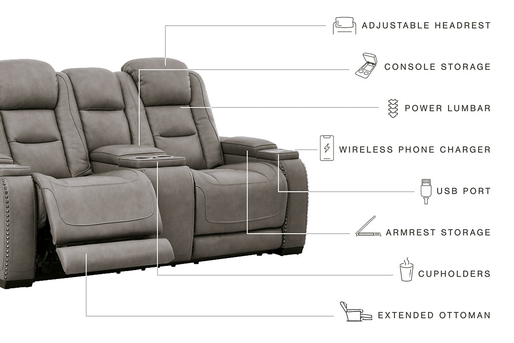 The Man-Den Sofa and Loveseat