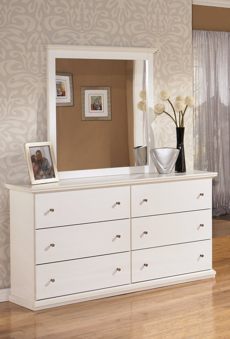 Bostwick Shoals Queen Panel Bed with Mirrored Dresser and 2 Nightstands